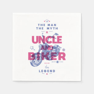 Serviette En Papier Oncle et moker l'homme le mythe la légende