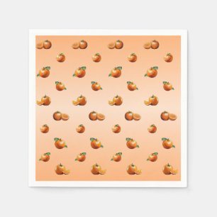 Serviette En Papier Orange