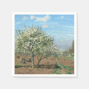 Serviette En Papier Orchard à Bloom, Louveciennes Camille Pissarro