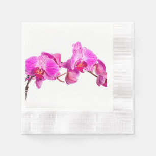 Serviette En Papier Orchidée