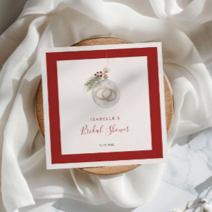 Serviette En Papier Ornement de Noël d'hiver pour Baby Shower de maria