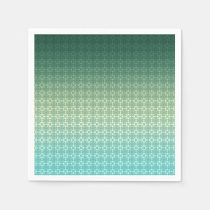 Serviette En Papier Ornement floral, gradient