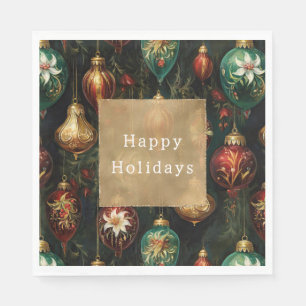 Serviette En Papier Ornements de Noël