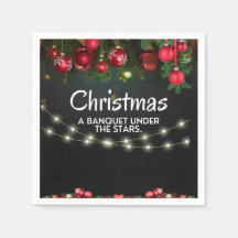 Ornements or ROUGE Joyeux Noël