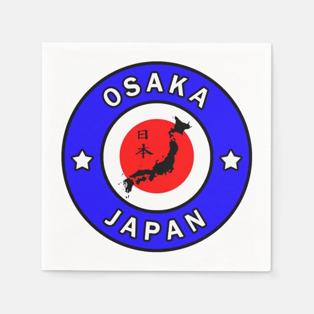 Serviette En Papier Osaka Japon (Devant)