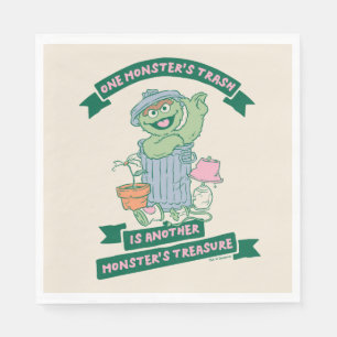 Serviette En Papier Oscar le Groupement   Monster Treasure Graphic