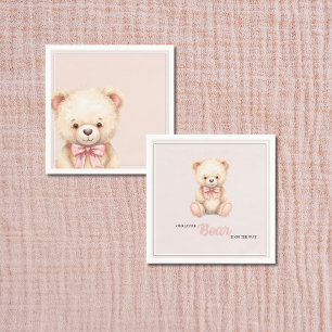 Serviette En Papier Our Little Bear sur le chemin Fête de naissance bé
