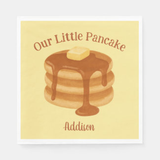 Serviette En Papier Our Little Pancake Breakfast Brunch Theme Custom