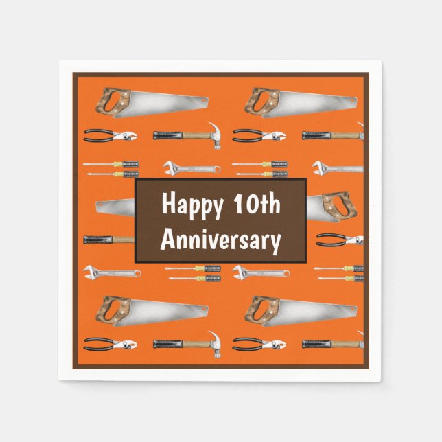 Serviette En Papier Outils de travail Handyman (Devant)