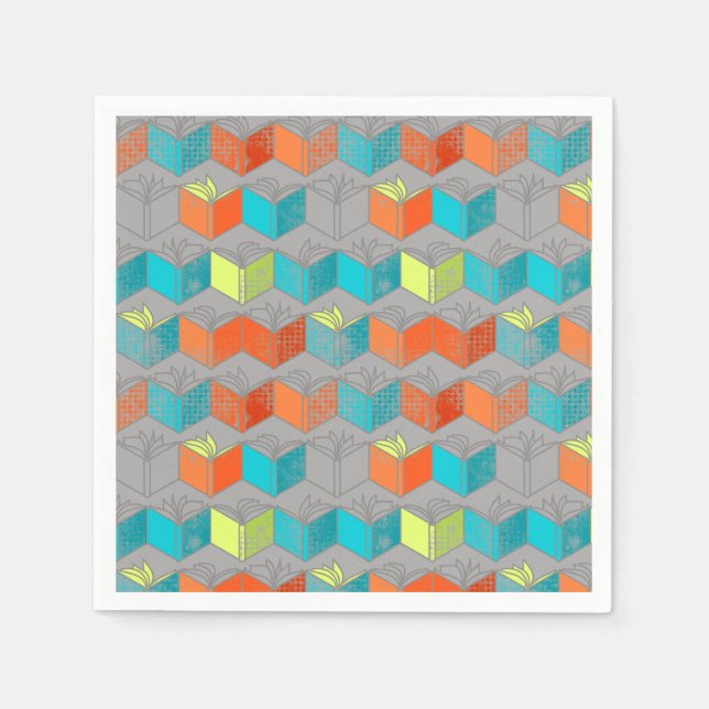 Serviette En Papier Ouvert (Devant)