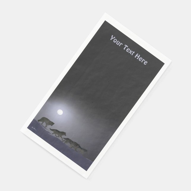 Serviette En Papier Pack Wolf (Coin)