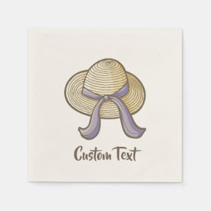 Serviette En Papier Paille Casquette beige