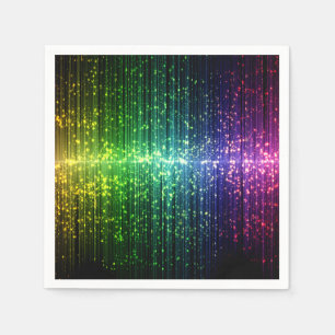 Serviette En Papier Paillettes de disco scintillantes