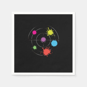 Serviette En Papier Paintball Target Paintball Game Paintball Player G