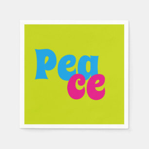 Serviette En Papier Paix