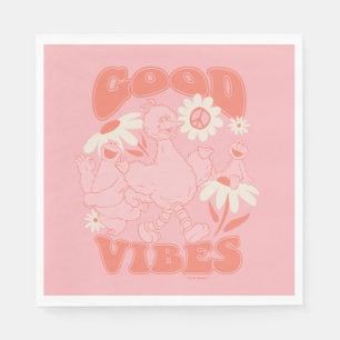 Serviette En Papier Pal de rue Sésame   GOOD VIBES
