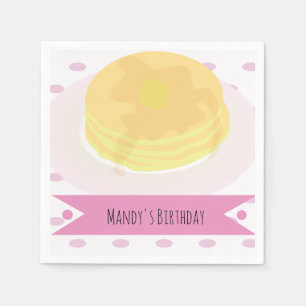 Serviette En Papier Pancake et PJ Party Napkins