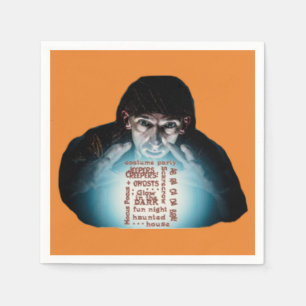 Serviette En Papier Paniers à papier Halloween Costume Party Crystal B