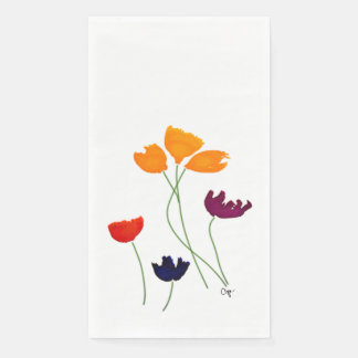Serviette En Papier Paniers Floraux lumineux