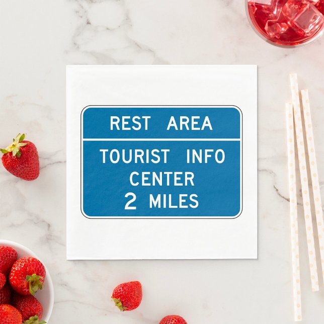 Serviette En Papier Panneau Centre d'information touristique (Créateur téléchargé)