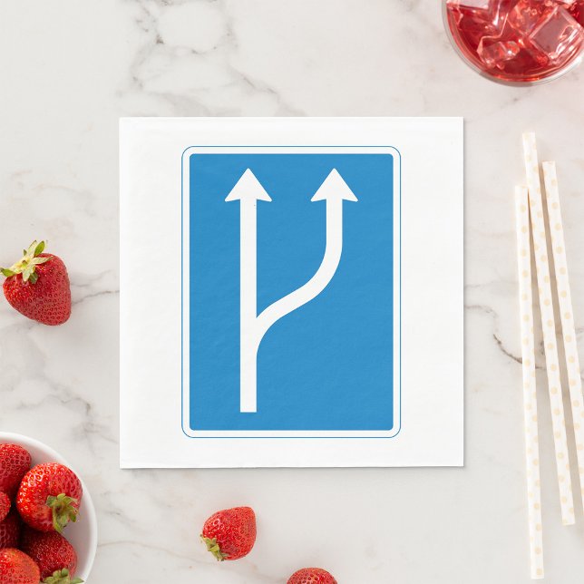 Serviette En Papier Panneau de signalisation routière Papier serviette (Créateur téléchargé)