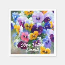 Pansies Joyeux anniversaire