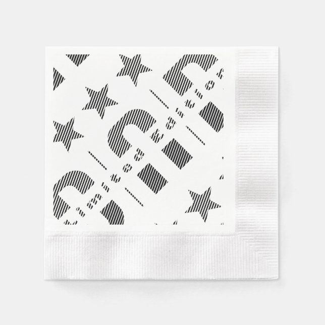 Serviette En Papier Papa Limited Edition (Devant)