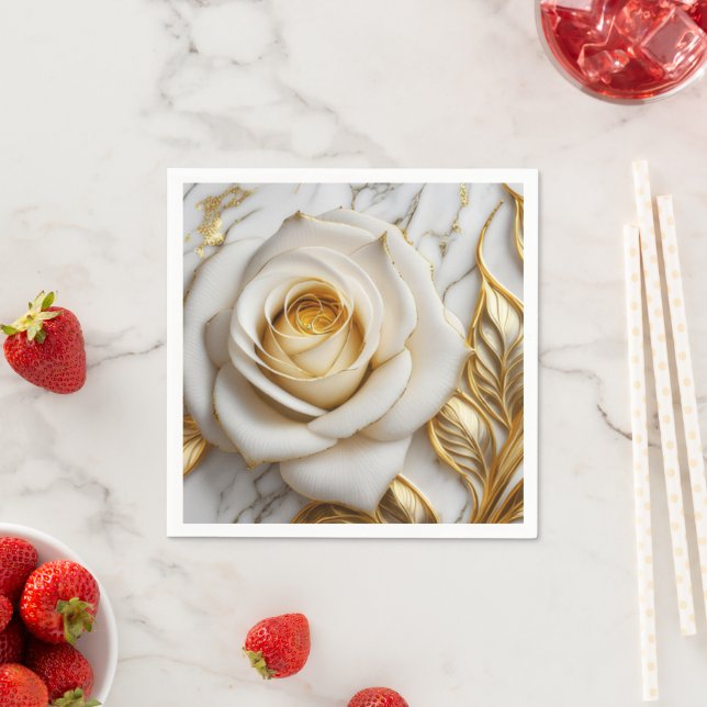 Serviette En Papier Paper Napkin (En situation)