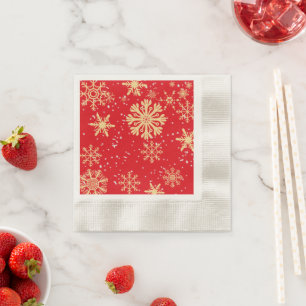 Serviette En Papier Paper Napkin Holiday Stock Or Disponible