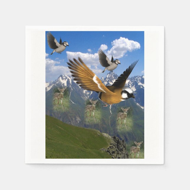 Serviette En Papier Papier (Devant)