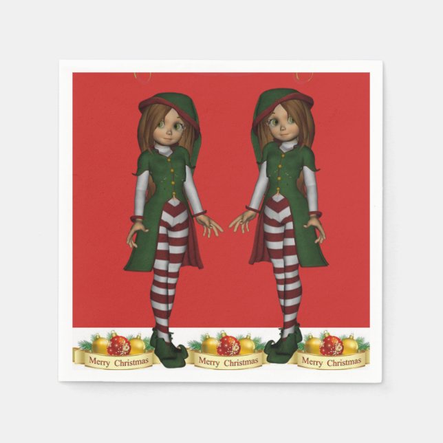 Serviette En Papier Papier (Devant)