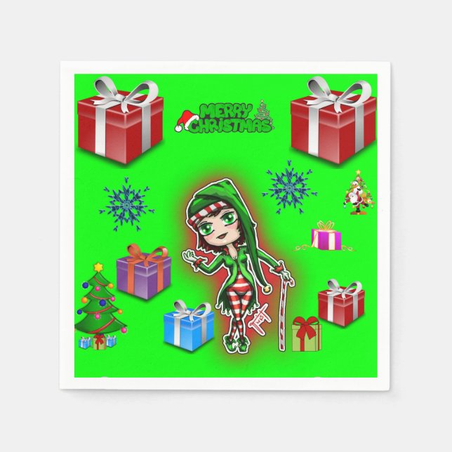 Serviette En Papier Papier (Devant)