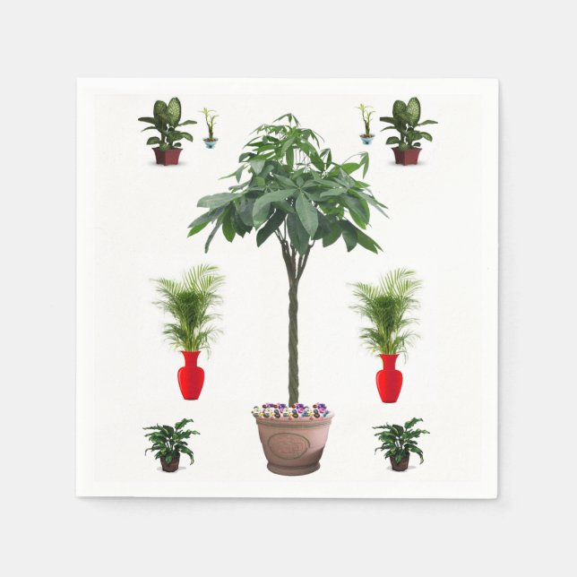 Serviette En Papier Papier (Devant)