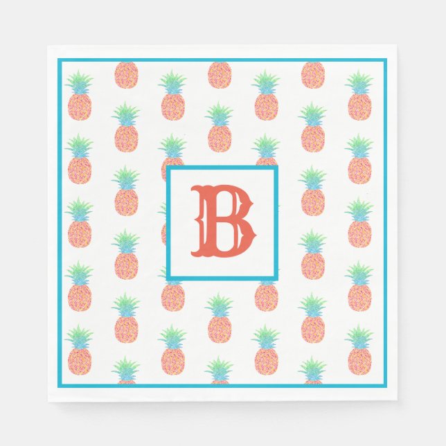 Serviette En Papier Papier à ananas Napkin (Devant)