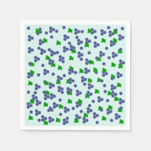 Serviette En Papier Papier à bleuets cuits