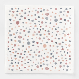 Serviette En Papier Papier à points d'aquarelle Marcus Confetti