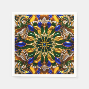 Serviette En Papier Papier à serviettes avec brésilienne Couleurs Desi