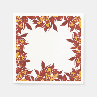 Serviette En Papier Papier à thème d'automne