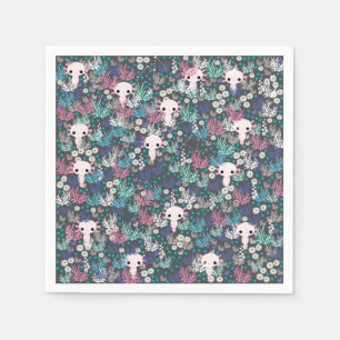Serviette En Papier Papier Axolotl