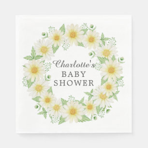 Serviette En Papier Papier Baby shower frais en marais