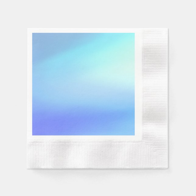 Serviette En Papier Papier bleu ciel Napkin (Devant)
