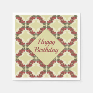 Serviette En Papier Papier Bougainvillea