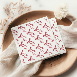 Serviette En Papier Papier Bow Bourgogne Napkin