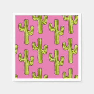 Serviette En Papier Papier Cactus Napkin