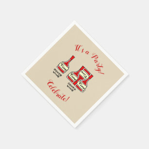 Serviette En Papier Papier caricature pour la fête d'anniversaire de v