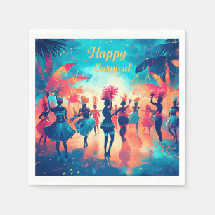 Serviette En Papier Papier carnaval Napkin