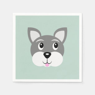 Serviette En Papier Papier Chien Chien Chien Chien Chien
