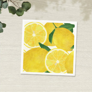 Serviette En Papier Papier citron frais Napkin