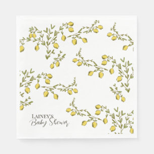 Serviette En Papier Papier citron Napkin