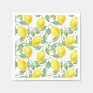Serviette En Papier Papier citrons